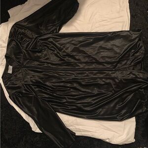 Black graduation gown